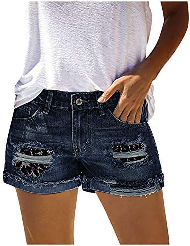 Visoke hlače traperice Slim struka Hlače žene Seksi ljetne hlače Hlače rupe Jean Skinny traper kratke hlače Žene sa džepom plus veličine