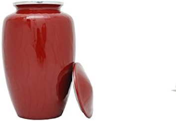 Klasična crvena odrasla kremacija urna gornja povoljna vaza za ljudski pepeo za odrasle za pogreb, sahranu, kolumbarijum