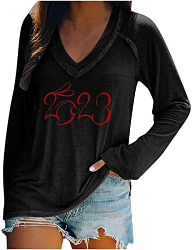 Žene s dugim rukavima 2023 Odjeća za obred grafičkog skromna gornja majica Jesen Summer Ležerne prilike za žensko 69 69