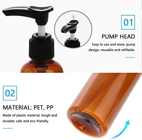 Abaodam Cijelice za putovanja 4pcs 100ml Mini lorion Skladištenje Boce Kozmetika Dispenzer Portable Shampoo