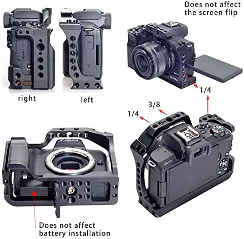 FocusFoto Kamera Cage video Filmmaking stabilizator Rig Aluminijumska legura produžni okvir sa hladnom