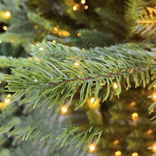 Božićno drvce 200 LED svjetla Metalno postolje Jednostavno sastavljanje savršenog Xmas Decor Premium šarke smreke