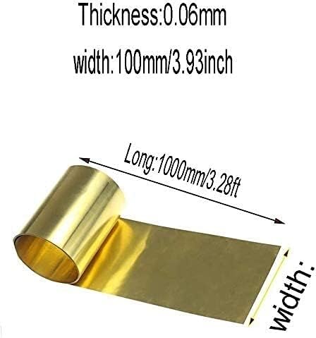 Nianxinn bakar folija H62 mesing Metal tanak Lim folija ploča Roll mesing ploča listova