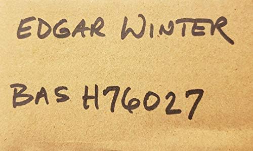 Edgar Winter Ruku Potpisan Autogramom Električna Gitara Rock Legenda Becektt H76027