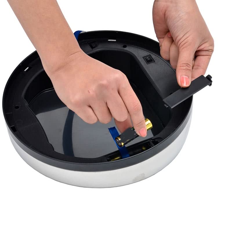 Uxzdx senzor kanta za smeće od nehrđajućeg čelika automatska kanta za smeće pametna kanta za otpatke okruglog oblika za pepeo za kućnu kancelariju