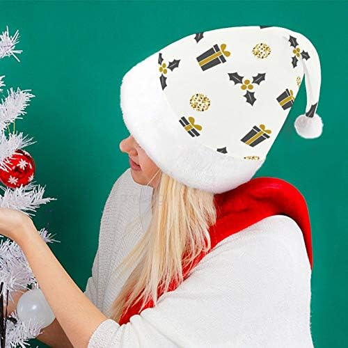 Božić Santa šešir, Sretan Božić poklon Božić šešir za odrasle, Unisex Comfort Božić kape za Novu