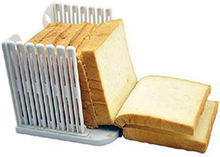 Hemoton plastični rezač hljeba za domaći hljeb sklopivi rezač tosta Podesiva širina vodič za rezanje kruha rezač hljeba kalup za sendviče hljeb tost Loaf DIY kuhinjsko pečenje