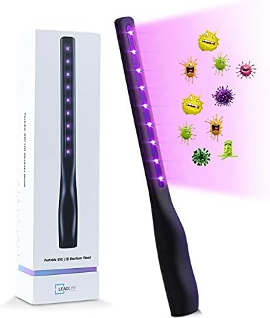 Leadlife putni štapić za dezinfekciju UV svjetla, štapić za dezinfekciju ultraljubičastog svjetla, Prijenosna