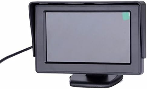 BW 4.3 inčni TFT LCD monitor za automobile monitor za parkiranje unazad sa LED pozadinskim osvetljenjem za DVD