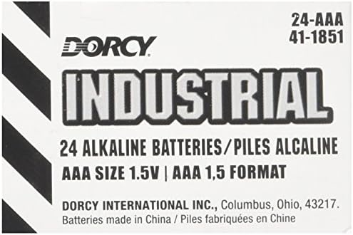 Dorcy International 41-1851 022617 Industrijske alkalne AAA baterije