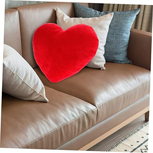 Veemoon Heart Plish jastuk Kids Auto jastuk plišani jastuci za djecu bacaju jastuk jastuk u obliku jastuka u obliku jastuka pliša viseći mekani crveni mali toddler plišani jastuk u obliku srca