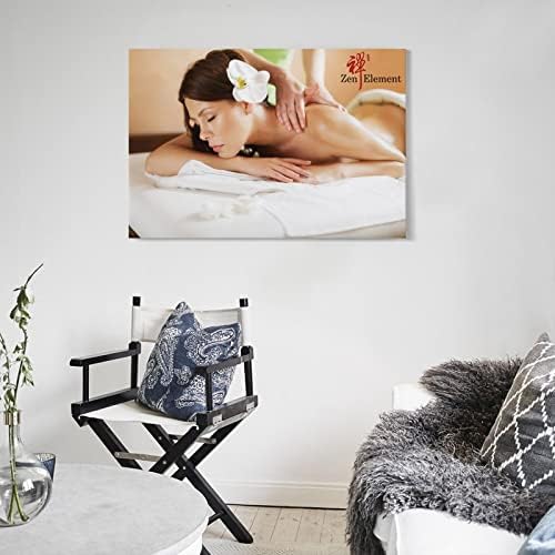 Masažni Poster Salon za nokte zidni dekor za masažu tijela Slika Slika četkom za platno kozmetički
