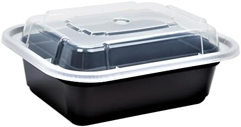 Zeleni kontejneri za direktno skladištenje hrane sa poklopcima kontejneri za pripremu obroka u mikrotalasnoj pećnici / kontrola porcija kontejneri za hranu Pakovanje od 10 komada