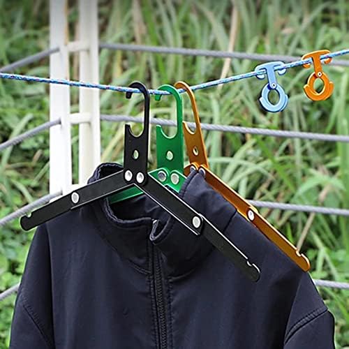 Hmggdd Pogodna vešalica za odjeću Groove dizajn vješalica preklopna suha odjeća Hangeler za teške