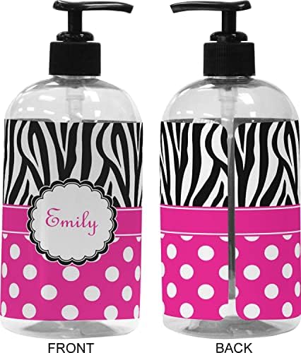 Zebra Print & Polka Dots Plastični sapun / raspršivač losiona