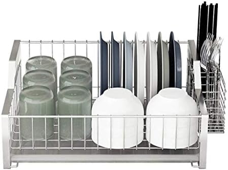 Jahh 304 od nehrđajućeg čelika preko sudoperne posude, stalak za suđe u sudoperu ili na šalteru