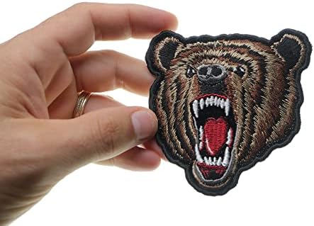 Bear Patch mali - 3,5x4 inča. Vezeno gvožđe na zakrpu