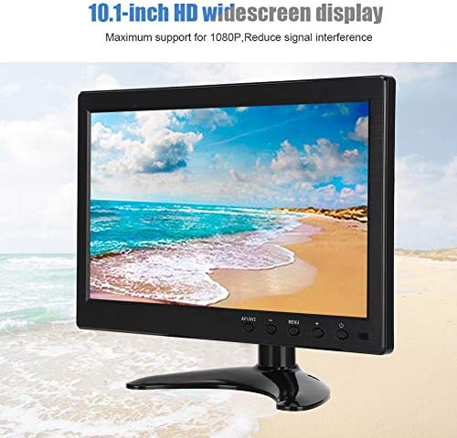 10.1 inčni HD 1080p Monitor za igre, široki ekran TFT LCD Monitor sa osnovnim nosačem i podrškom