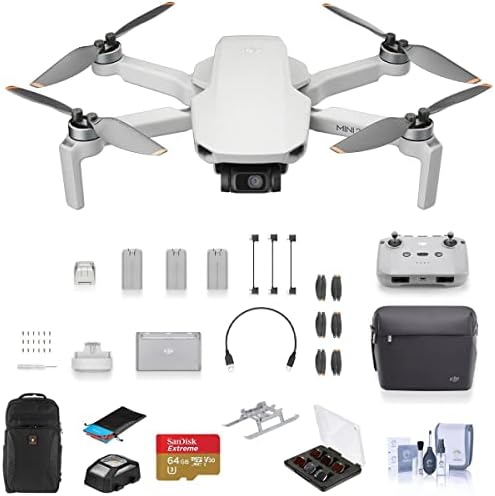 DJI Mini 2 se drone Fly More Combo paket sa rancem, 64GB microSD karticom, nd Set filtera, svjetlo