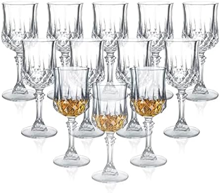Soopiiso srdačne naočare, 1.7 oz/50ml,set čaša od 12, čašice sa stabljikom / Tequila čašama / čašama