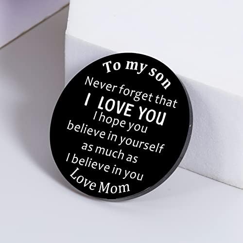 Džepni zagrljaj Token za sina od Mama Tata pokloni za tinejdžere 16-18 rođendanski pokloni za muškarce