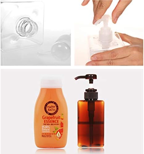 ZERODEKO 6PCS Kvadratni pumpa za punjenje plastična plastična krem ​​losion Dispenser Shampoo Stiezete