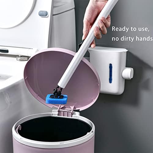 Zglob za jednokratnu zdjelu za jednokratnu zglob, ABS toaletna četka sa čišćenjem tekućih zidnih alata za čišćenje za kupatilo za zamjenu četkica WC Pribor, C