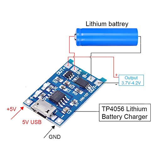 1kom 5V 1A Micro USB 18650 Type-C litijumska baterija za punjenje modul punjača, 18650 Micro