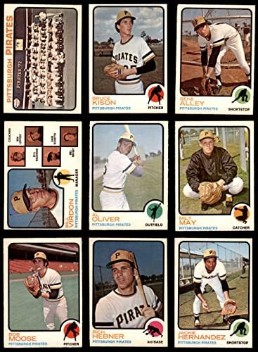 1973 O-Pee-Chee Pittsburgh Pirates u blizini tima Set Pittsburgh Pirates Ex + gusari