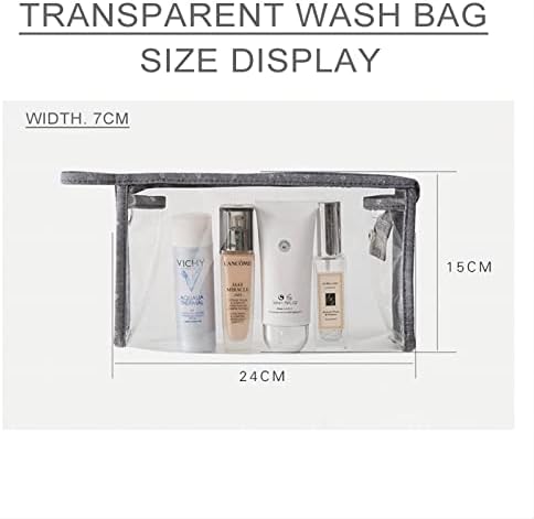 Gidamska šminkasta torba za čišćenje CLEAR COSMETIC TORBIR ORGANITER 3PACK Mala šminka za torbicu