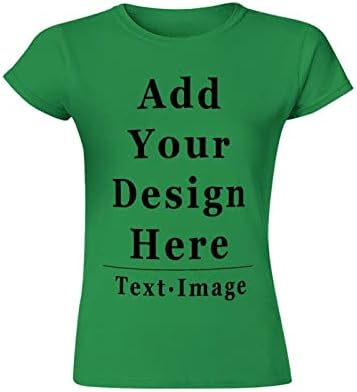 Dvokrevetne prilagođene majice za žene Dodajte svoj tekst Tekst Logo Personalizirani modni šarene