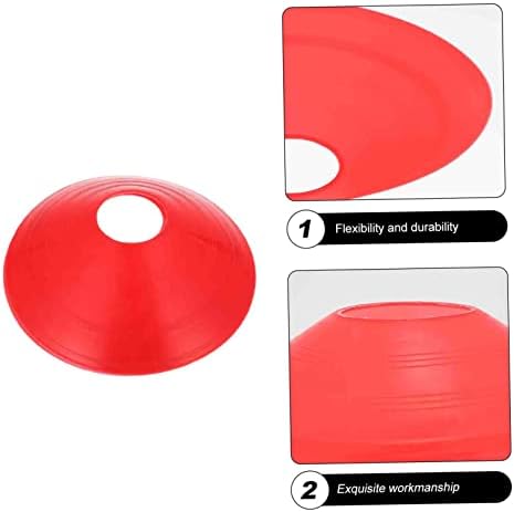 BESPORTBLE 12pcs Football Barricade Sign Gadgets za djecu nogomet za djecu vanjski proizvodi plastični disk mali