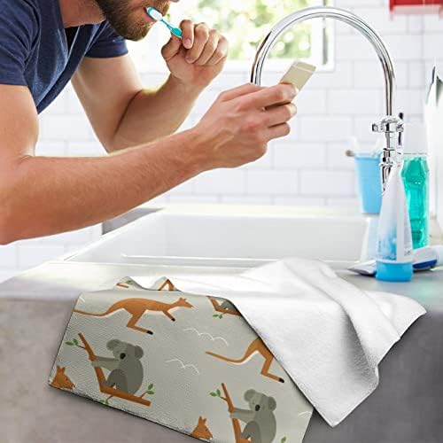 Ručnici za ručnike za ručnike KOALAS i KANGAROOS super upijajući ručnik brzo suho suho