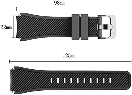Navor Silicon Band Kompatibilan je sa Samsung Galaxy Watch 3 / Galaxy Watch 46mm / Gear S3 Frontier / S3 Classic
