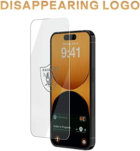 Keyscaper Las Vegas Raiders nestaje logo Zaštita ekrana za iPhone