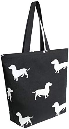 ZZXXB jazavčar pas za višekratnu upotrebu torba za kupovinu namirnica teška Platnena torba velika sklopiva periva torbica za žene