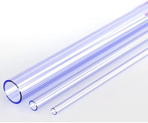 Tingchao Clear PVC tvrda plastična cijev Dužina 50cm 1/2 inča Promjer za laboratorijsku opremu Industrijska