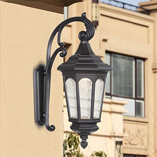 JJRY Retro vanjska svjetiljka europska vodootporna vanjska svjetiljka kreativna dvorišna svjetiljka američka balkonsko stabilno svjetlo