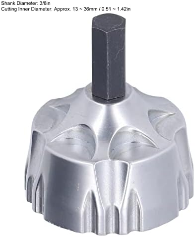 Drill bušilica, vanjski alat za premještanje 3/8in Hex Shank Brzo popravak vijaka Easy Operacija Non Sparks 0-400Rpm s karbidnim sečivom za plastiku