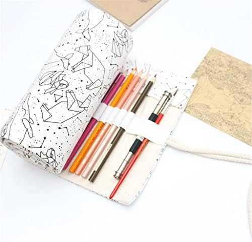 LUKEO 36 48 72 rupe Veliki kapacitet pernica School Canvas Roll torbica Penicls kutija za skice olovke za
