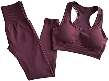 Mmyydds joga nose 2 komada ženske activewewer sportske grudnjake + istegnute hlače koje trče
