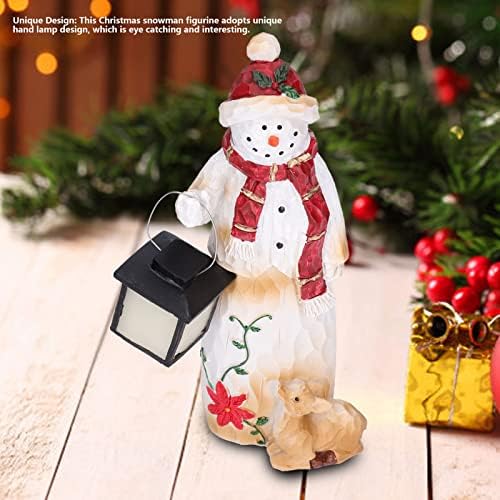 Snjegović figurice, snjegović božićne ukrase, kip snježnog čovjeka sa lampicama osvijetljenom smolom za obrtni