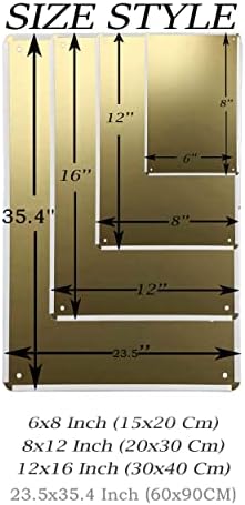 Apularna novost metalni limenka 12 x16, zakonito sakriveno nošenje dozvoljeno na tim prostorijama potpisuje