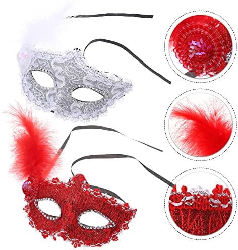 Prettyzoom skeleton maska ​​Maska Mask Mardi Gras Mask maska ​​Maska Karneval Faux maske Party