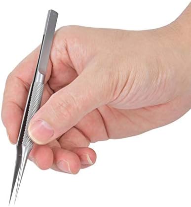 Pinceta, profesionalna Anti-magnetna prenosiva pinceta od nerđajućeg čelika 0,15 mm sa šiljastim