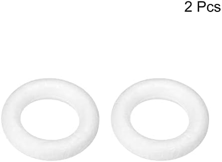 MecCanixity 1,1 inčni vijenac za pjenu formira okrugli obrtni prstenovi za DIY umjetničke zanate, cvjećare, kućni ukras od 2