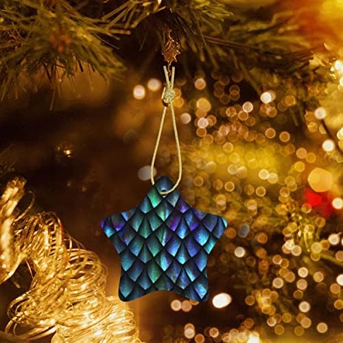Čarobni uzorak 2022 Božićni keramički privjesak za ukrašavanje božićnog drvca