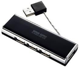 Sanwa Supply USB-HUB236P USB 2.0 Hub, Pink