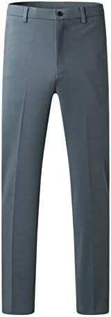 Gillberry Men Business Hlače Streteće ležerne hlače za muškarce opuštene fit elastične ptičačke