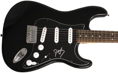 Derek kamioni potpisali su autogram pune veličine crni fender stratocaster električna gitara sa